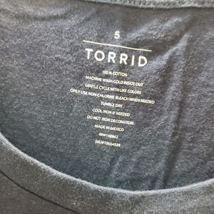 Blue Torrid shirt size 5